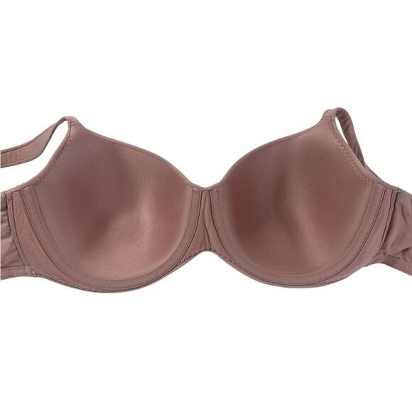 Seamless Tan Bra Ambrelle 42C Super Soft Balconette push up - Picture 2 of 6